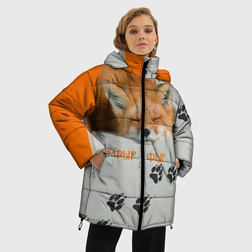Женская зимняя куртка Фыр-Фыр / 3D-Черный – фото 3