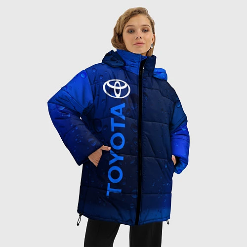 Женская зимняя куртка TOYOTA ТОЙОТА / 3D-Черный – фото 3