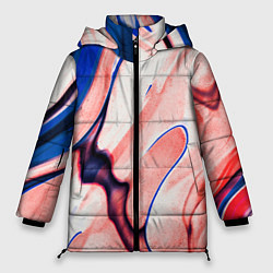 Куртка зимняя женская Fluid art, цвет: 3D-черный