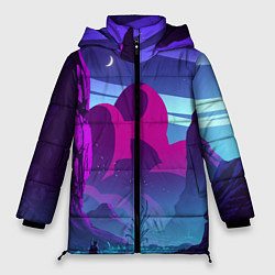 Куртка зимняя женская Фентези, цвет: 3D-черный