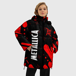 Куртка зимняя женская METALLICA МЕТАЛЛИКА, цвет: 3D-черный — фото 2