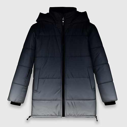 Женская зимняя куртка Градиент / 3D-Светло-серый – фото 1