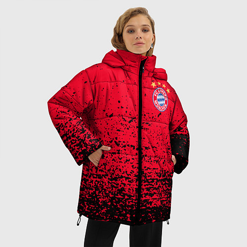 Женская зимняя куртка BAYERN MUNCHEN / 3D-Черный – фото 3