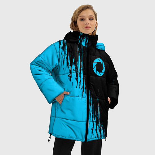 Женская зимняя куртка PORTAL ПОРТАЛ / 3D-Черный – фото 3
