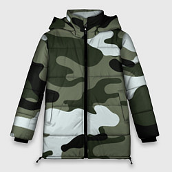 Куртка зимняя женская Camouflage 2, цвет: 3D-черный