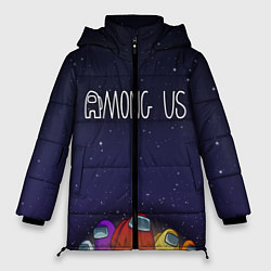 Куртка зимняя женская Among Us team, цвет: 3D-светло-серый