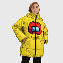 Куртка зимняя женская Among UsLoGo, цвет: 3D-черный — фото 2