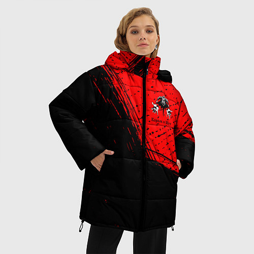 Женская зимняя куртка КОРОЛЬ И ШУТ / 3D-Черный – фото 3