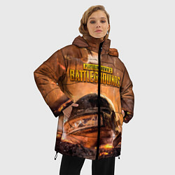Куртка зимняя женская PlayerUnknowns Battlegrounds, цвет: 3D-черный — фото 2