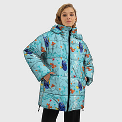 Куртка зимняя женская Finding Nemo, цвет: 3D-черный — фото 2