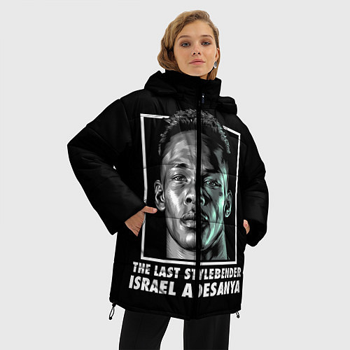 Женская зимняя куртка Исраэль Адесанья / 3D-Черный – фото 3