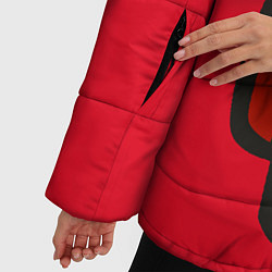 Куртка зимняя женская HALLOWEEN IS AMONG US, цвет: 3D-светло-серый — фото 2