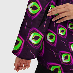 Куртка зимняя женская Fractal-$$$, цвет: 3D-черный — фото 2