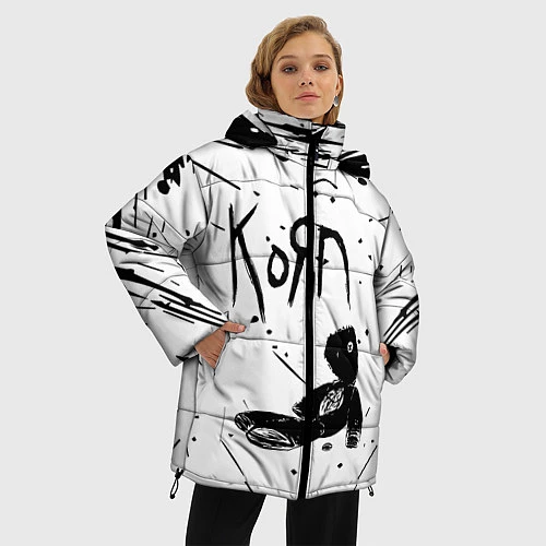 Женская зимняя куртка Korn / 3D-Черный – фото 3