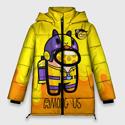 Куртка зимняя женская Among Us пчела, цвет: 3D-светло-серый