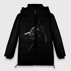 Куртка зимняя женская Собака, цвет: 3D-светло-серый