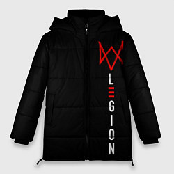 Куртка зимняя женская Watch Dogs: Legion, цвет: 3D-красный