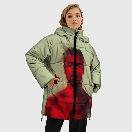 Женская зимняя куртка Макс Барских: Вспоминать / 3D-Черный – фото 3