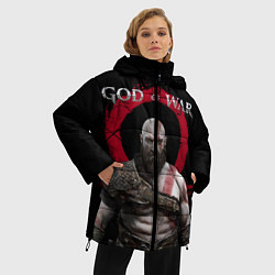 Куртка зимняя женская God of War, цвет: 3D-красный — фото 2