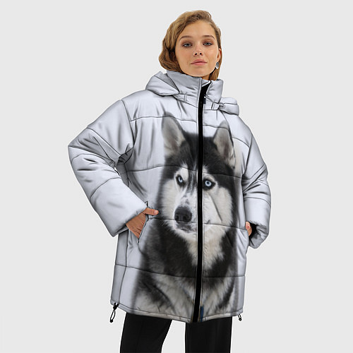 Женская зимняя куртка ХАСКИ / 3D-Черный – фото 3
