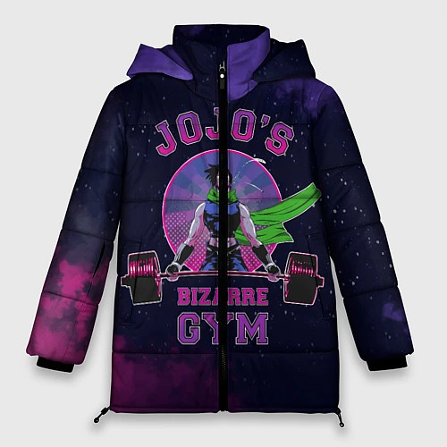 Женская зимняя куртка JoJo’s Bizarre Adventure Gym / 3D-Красный – фото 1