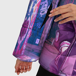 Куртка зимняя женская Урарака Очако, цвет: 3D-черный — фото 2
