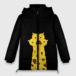 Куртка зимняя женская Лапа тигра, цвет: 3D-черный