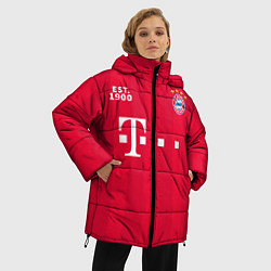 Куртка зимняя женская BAYERN 2021 - ДОМАШНЯЯ, цвет: 3D-черный — фото 2