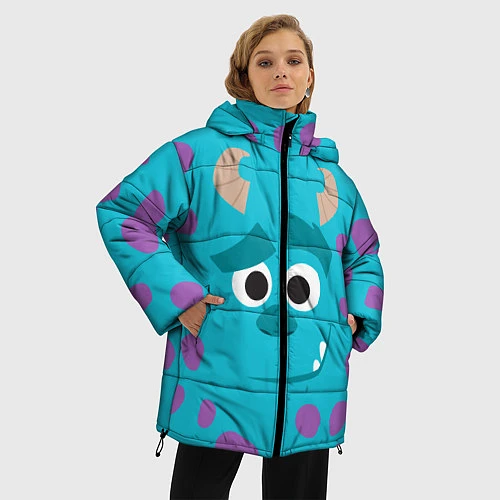 Женская зимняя куртка Джеймс Салливан / 3D-Черный – фото 3