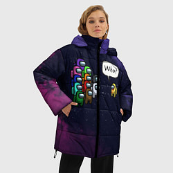 Куртка зимняя женская AMONG US, цвет: 3D-черный — фото 2