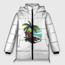 Куртка зимняя женская Отпуск, цвет: 3D-черный