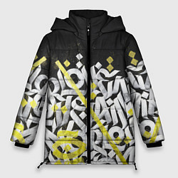 Куртка зимняя женская GRAFFITY, цвет: 3D-черный