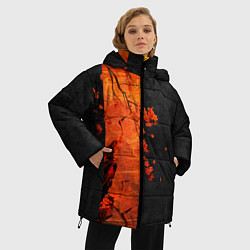 Куртка зимняя женская ЦАПЛЯ, цвет: 3D-светло-серый — фото 2