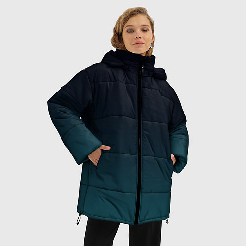 Женская зимняя куртка GRADIENT / 3D-Черный – фото 3
