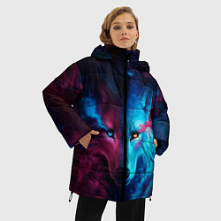 Куртка зимняя женская ЗВЕЗДНЫЙ ВОЛК, цвет: 3D-красный — фото 2