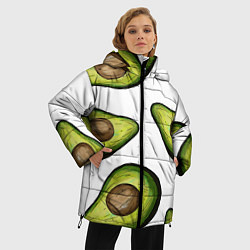 Куртка зимняя женская Авокадо, цвет: 3D-светло-серый — фото 2