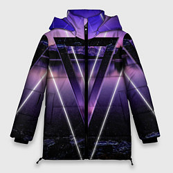 Куртка зимняя женская ОЗЕРО, цвет: 3D-черный