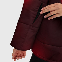 Куртка зимняя женская KIZARU: HAUNTED FAMILY, цвет: 3D-красный — фото 2