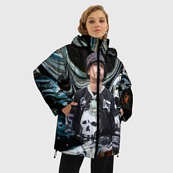 Куртка зимняя женская Slava Marlow, цвет: 3D-черный — фото 2