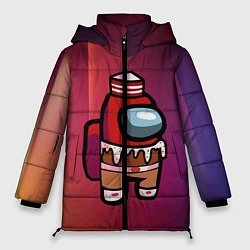 Куртка зимняя женская Among Us Сладкий Z, цвет: 3D-черный