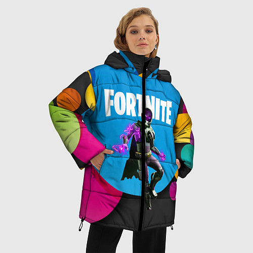 Женская зимняя куртка FORTNITE S / 3D-Черный – фото 3