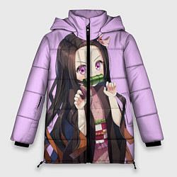 Куртка зимняя женская Nezuko Kamado Neit, цвет: 3D-черный