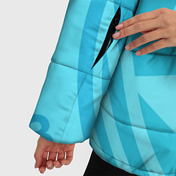 Куртка зимняя женская MANCHESTER CITY, цвет: 3D-светло-серый — фото 2