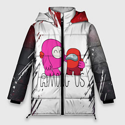 Куртка зимняя женская Among Us Friend Z, цвет: 3D-черный