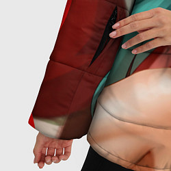 Куртка зимняя женская НОВЫЙ ГОД ВОКАЛОИД, цвет: 3D-черный — фото 2