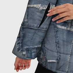 Куртка зимняя женская Jeans life, цвет: 3D-черный — фото 2