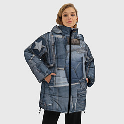 Куртка зимняя женская Jeans life, цвет: 3D-светло-серый — фото 2