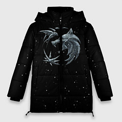 Куртка зимняя женская Ведьмак Зима, цвет: 3D-светло-серый