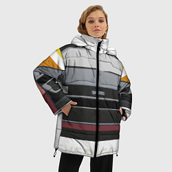 Куртка зимняя женская Back to the Future, цвет: 3D-черный — фото 2