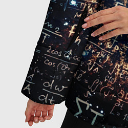Куртка зимняя женская Формула Вселенной, цвет: 3D-черный — фото 2